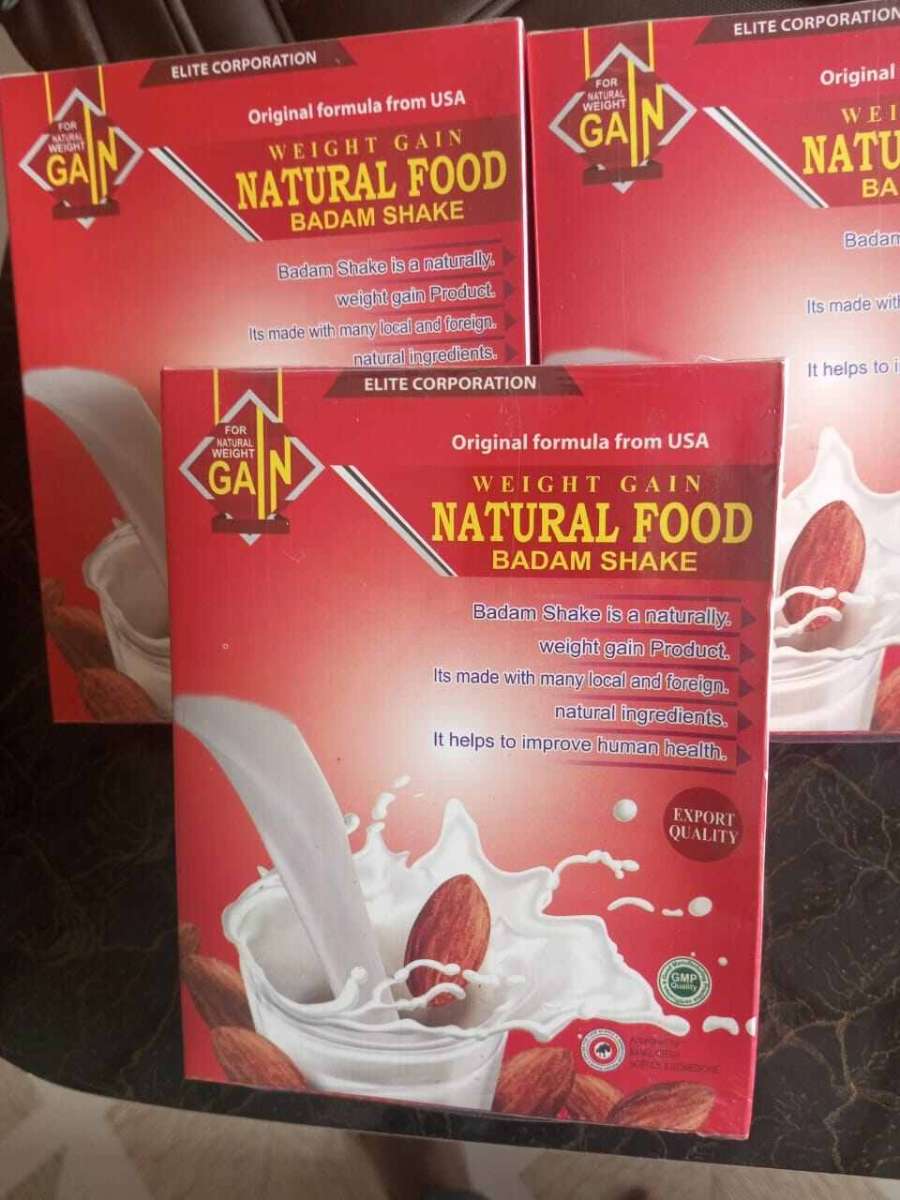 WEIGHT GAIN Natural Food – Badam Shake